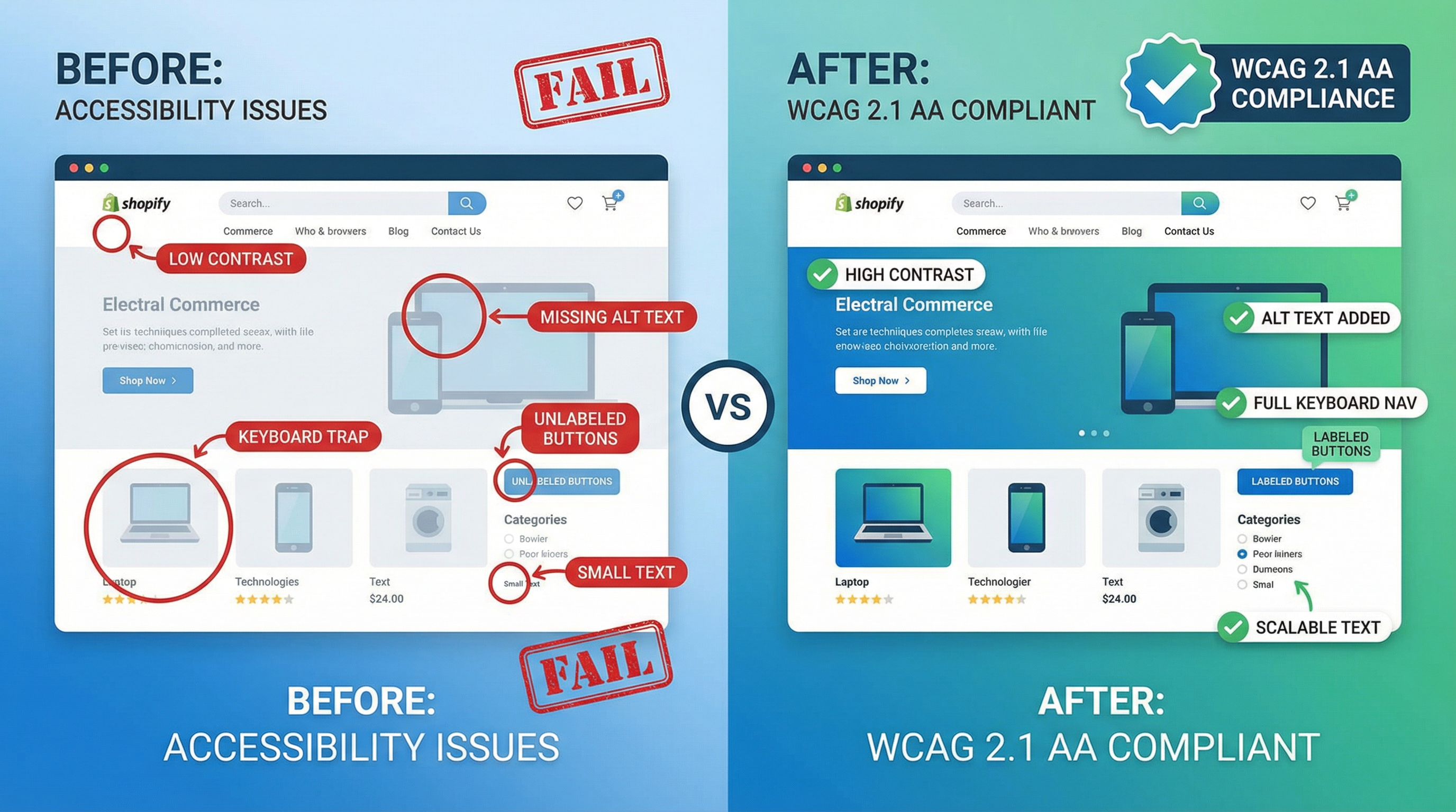 E-Commerce Accessibility Research